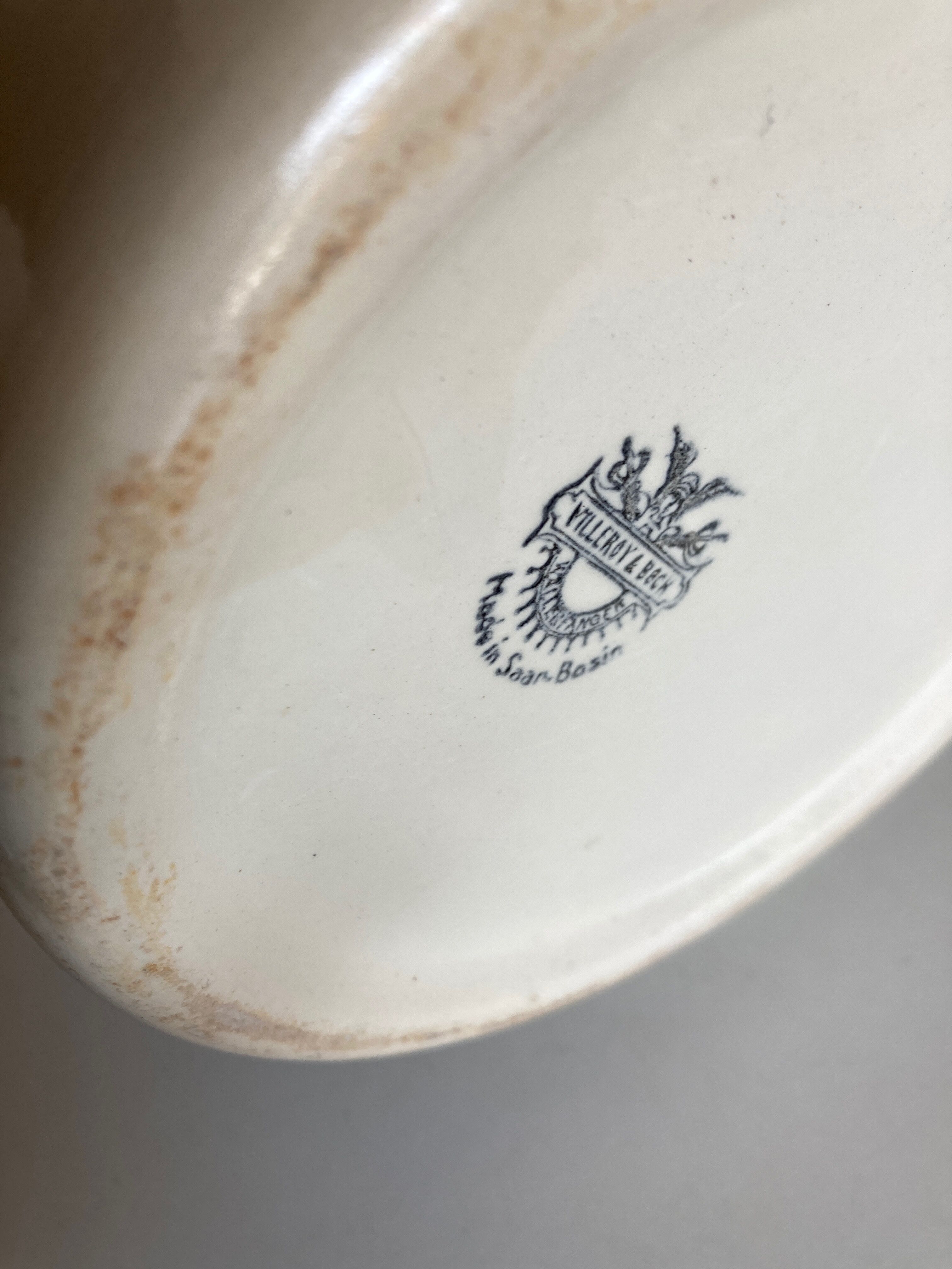 Farm pitcher vase in iron earth Villeroy and Boch XXXL 1930