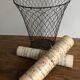 Woven yarn paper basket, office accessory