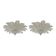 Lot of 2 Glass Sputnik Chandelier Flush Mount, Mazzega Zuccher