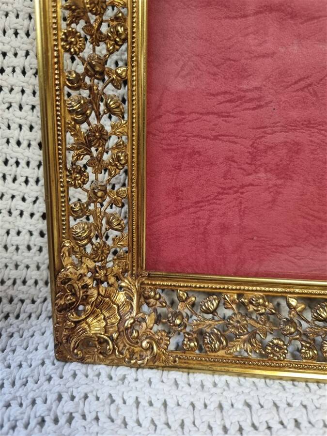 Brass photo frame