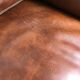 Brown leather sofa year 1970