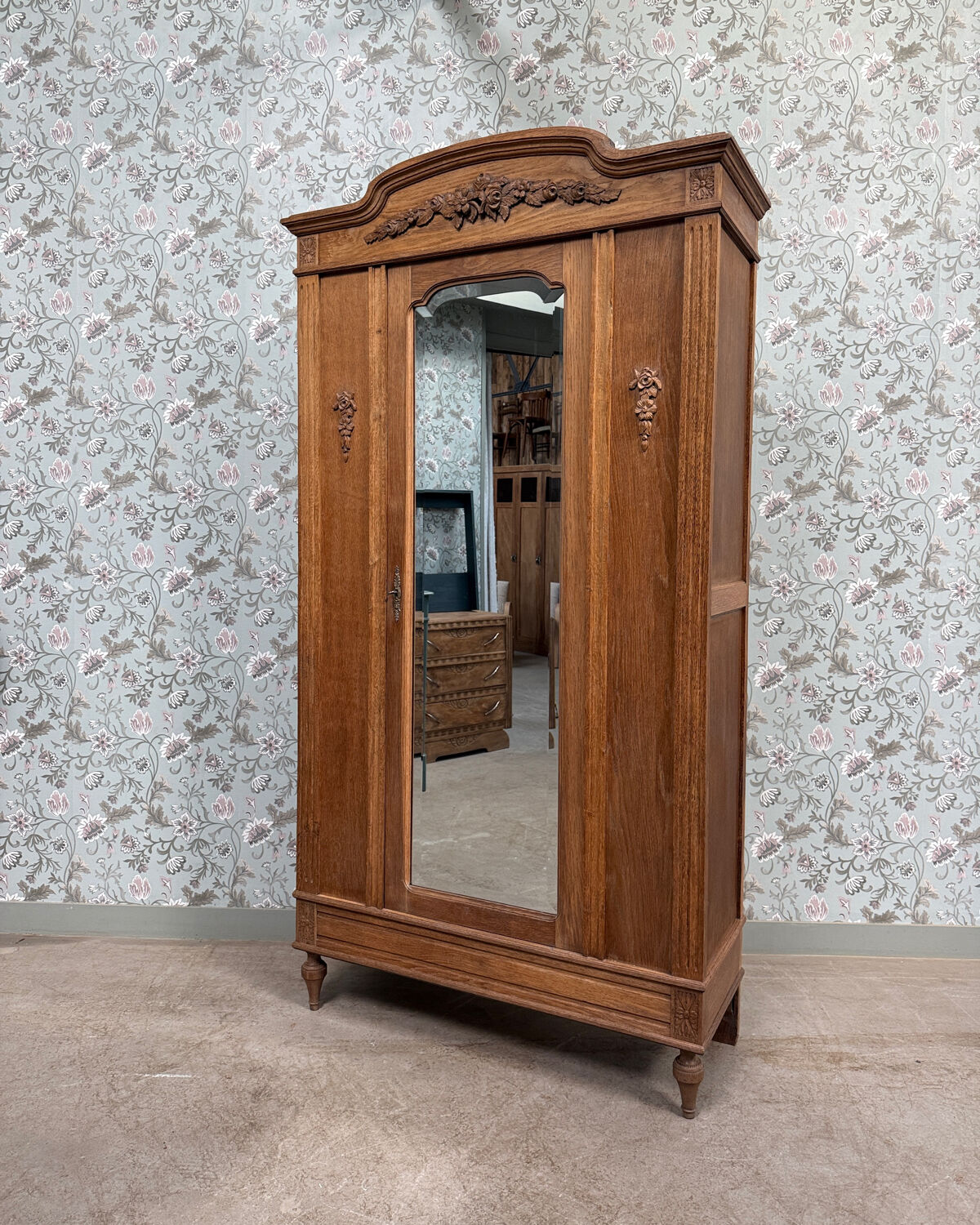 Bonnetière ancienne en chêne (rénovée)