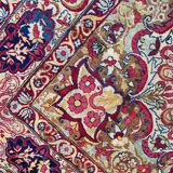 Nice old Persian kirman carpet wash 138x203 cm