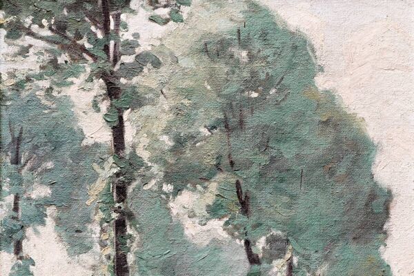 Huile sur toile par Jean Vasseur (1905-1986), Quevauvillers (Somme)