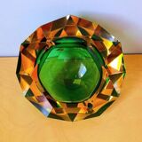 Cendrier en verre de Murano, Flavio Poli années 70