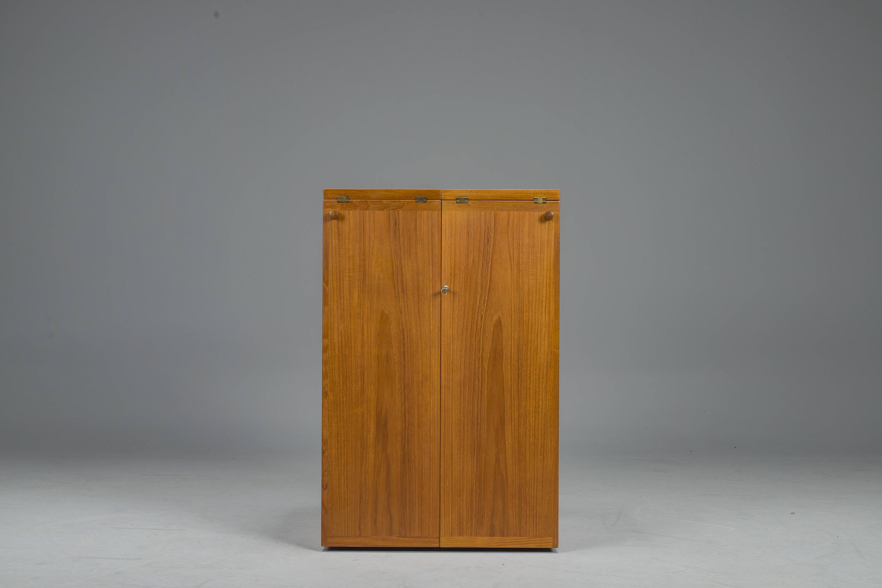 Danish Teak Captains Bar by Reno Wahl Iversen for Dyrlund, 1960s