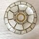 Suspension in mother-of-pearl and vintage brass, fruit decoration