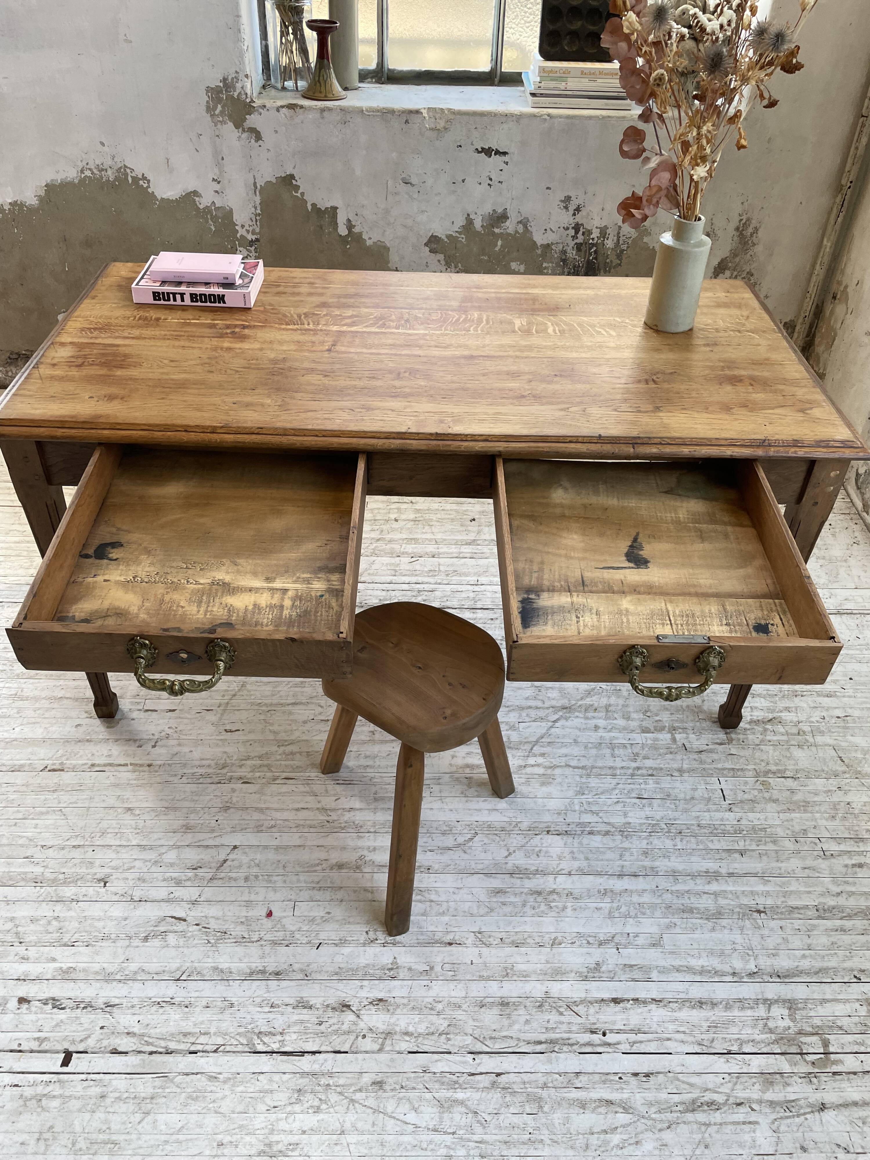 Oak desk 1900