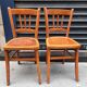Pair of vintage bistro chairs