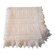 Cotton bedspread or crochet plaid