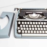 Sky Blue Brother Typewriter from 1980