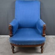 Bergère armchair in walnut – early 20th century