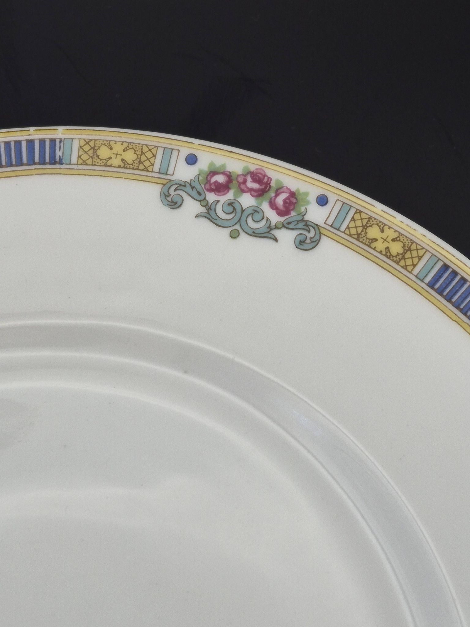 Set of 6 dessert plates Bernardaud Limoges – Art Deco – A714