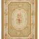 Handmade European Vintage Aubusson Kilim 272 cm x 362 cm