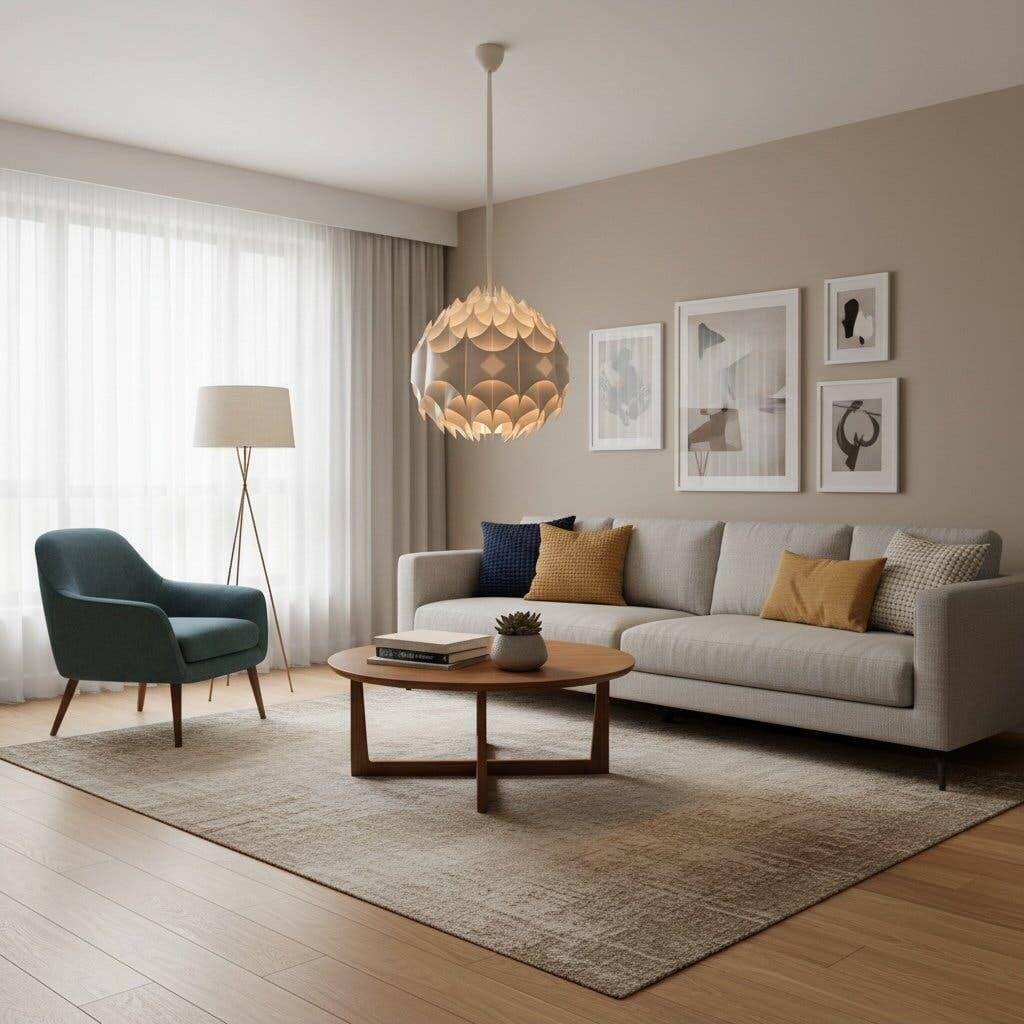 Suspension vintage space age 'havlova milanda rhythmic'
