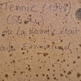 Oil on canvas Tennie's castle in Sarthe