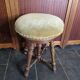 Antique adjustable piano stool
