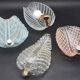 Wall light Trasparent Jewel Murano Glass Leave by Barovier e Toso, 1950s