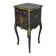 Classic revamped furniture – decorative blue and gold bedside table