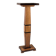 Art Deco pedestal column in wood with geometric marquetry, France, 1920s