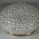 1960s 1970s Ceiling Lamp Ice Glass Doria Germany Space Age Design