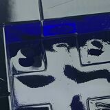 Blue Murano glass centerpiece, Italy 1960s