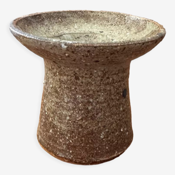 Pyrite stoneware candle holder