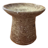 Pyrite stoneware candle holder