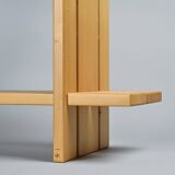 Solid pine shelf, Les Arcs France circa 1980