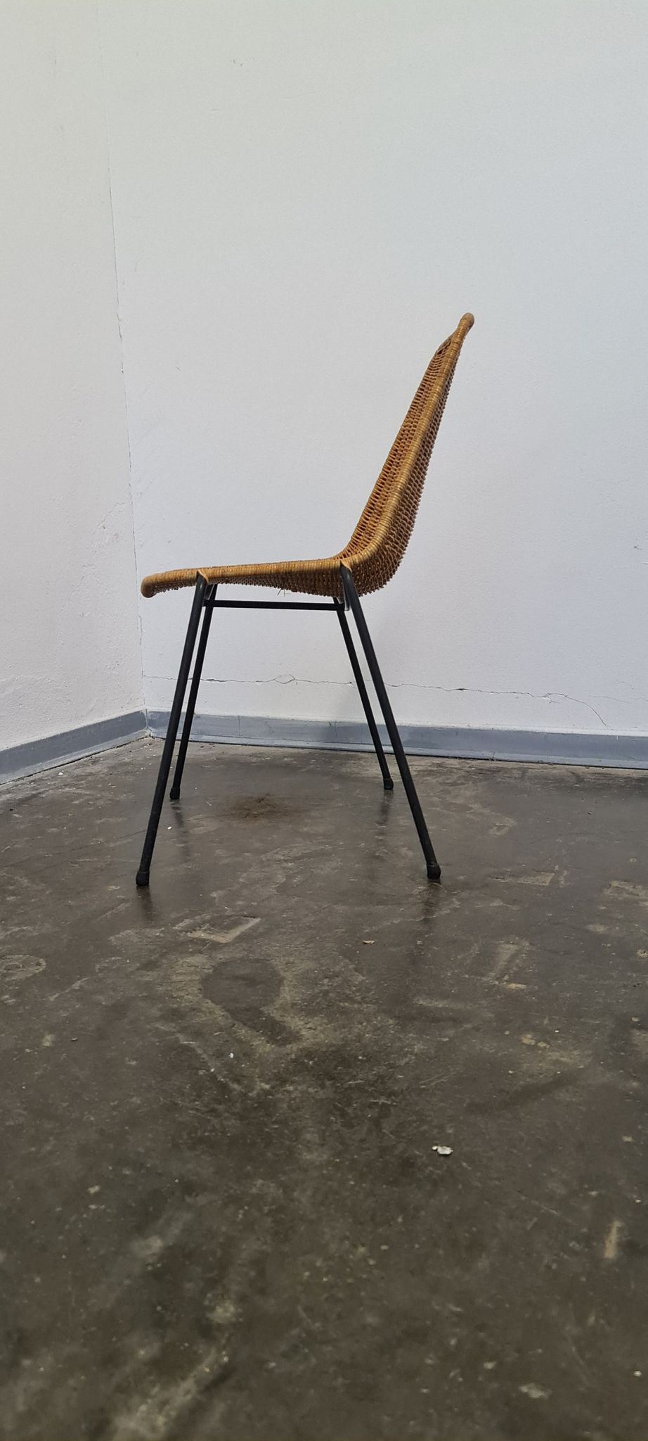 Wicker chair 1950