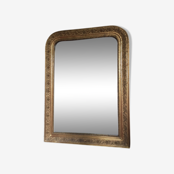 Golden Louis-Philippe mirror 50x68cm