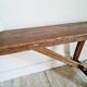 Banc de ferme campagne en bois ancien
