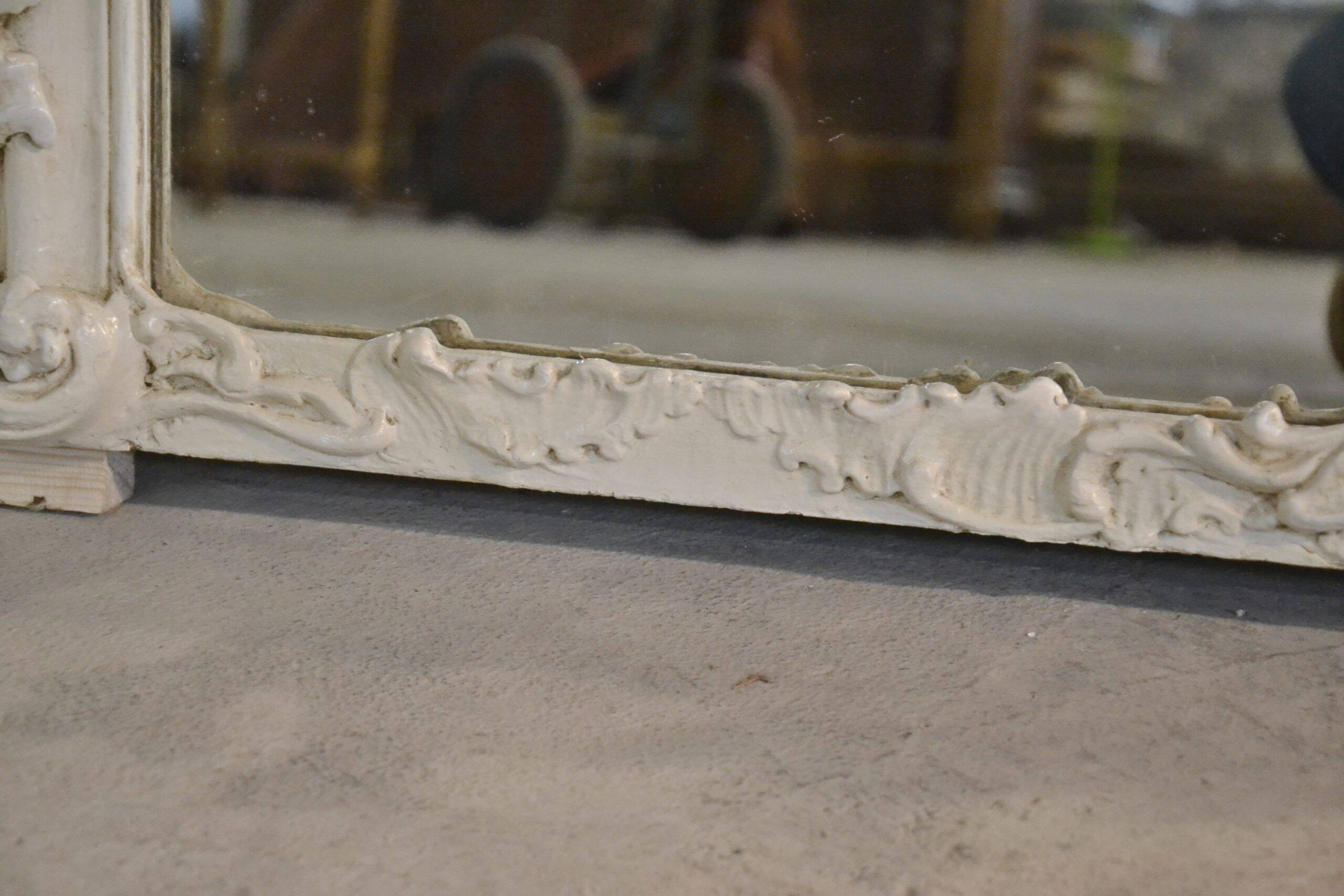 Large Louis XV rocaille style mirror, late 19th century