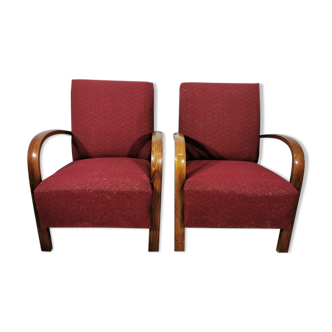 Armchairs by Jindrich Halabala for Up Závody