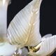 Exceptional Vintage 6-Light Gold Murano Glass Chandelier