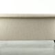 French sofa from the 19th century in Empire style with detailed armrests