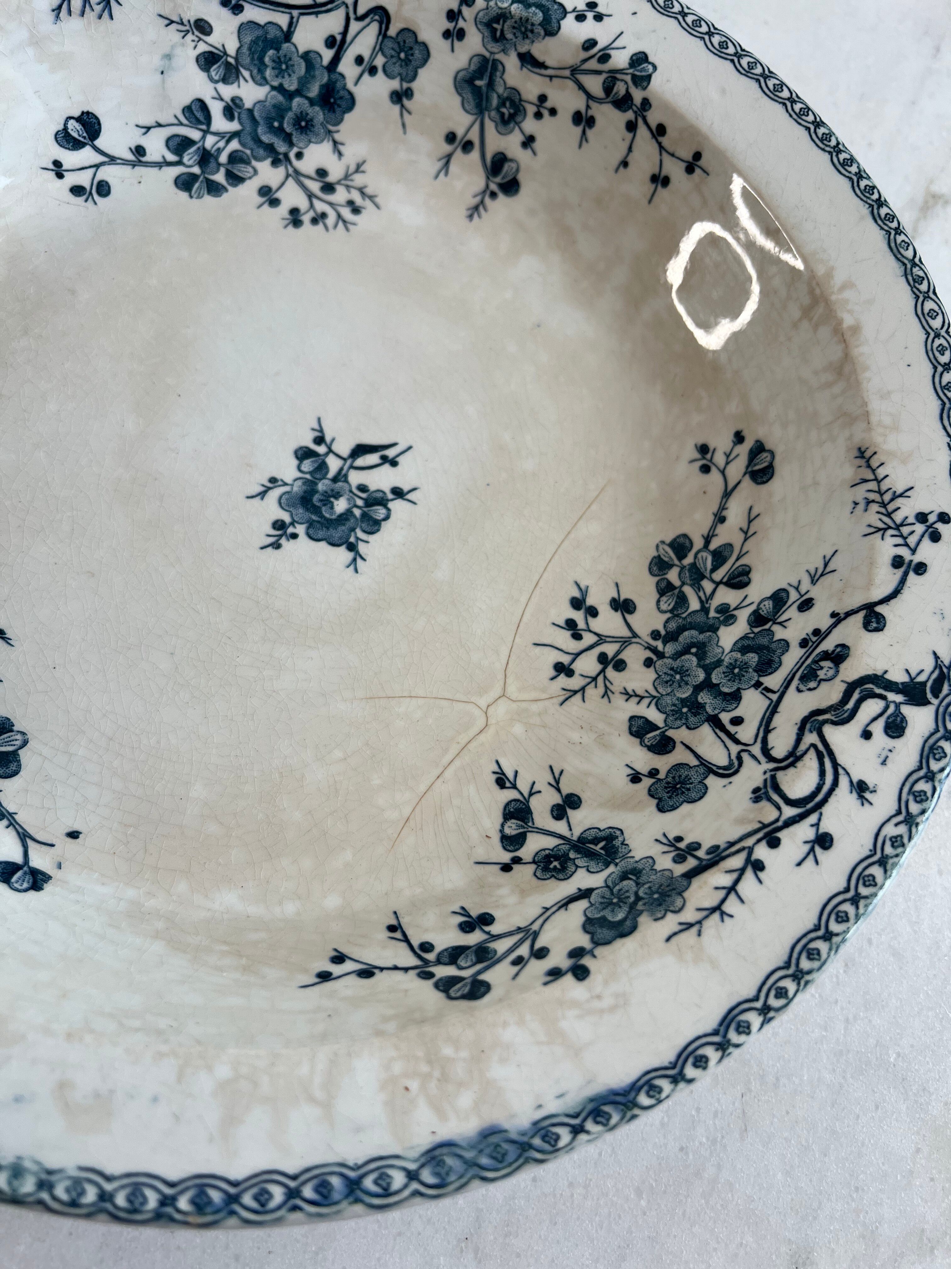 Gien ironstone Fleurette presentation plate