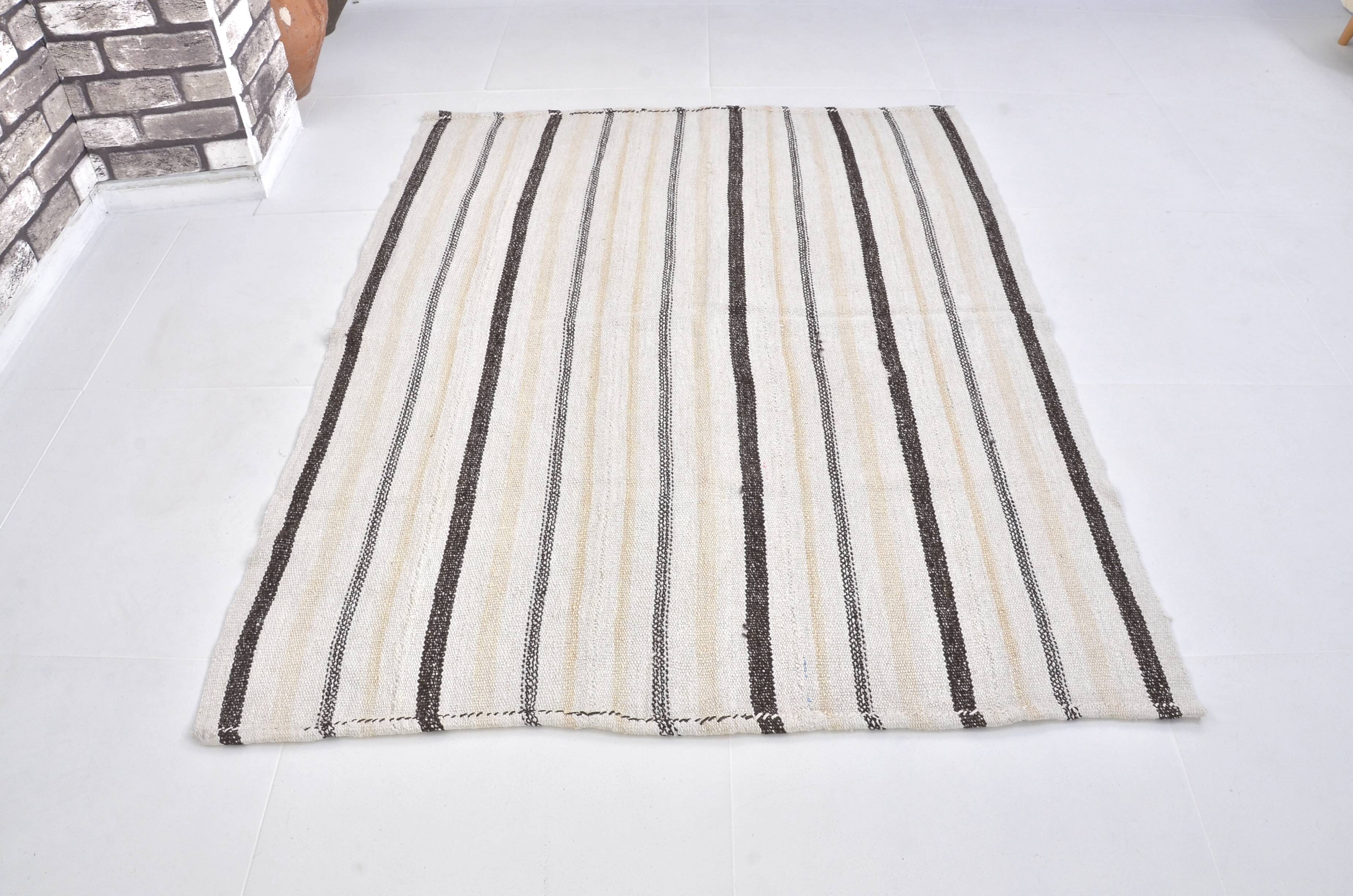 Decorative Anatolian Handwoven Hemp Kilim sku 3659