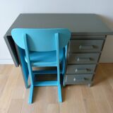 Laurette's accounting office and her chair.