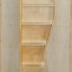 Birch libraries in three curved sections