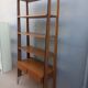 Vintage Scandinavian bookshelf in teak and black metal – Design