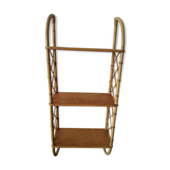 Rattan shelf