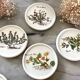 Set de 6 sous verres en porcelaine 1970