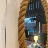 Large rope mirror