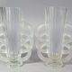 Pair of Art-deco glass vases signed Verlis. Good condition.