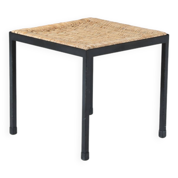 Tabouret carré des années 1950 des Pays-Bas