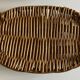 Woven wicker cheese board 1970