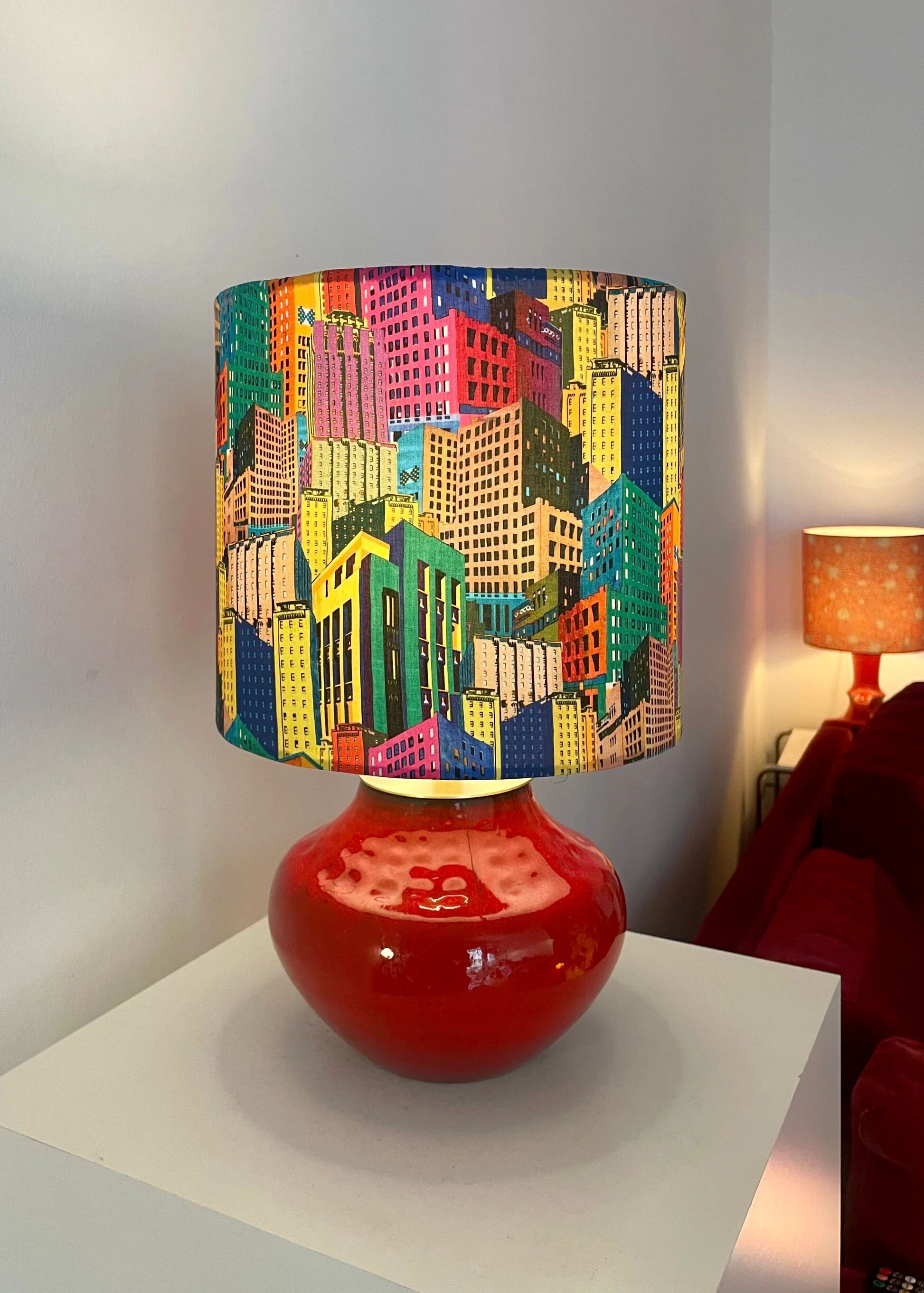Wireless vase lamp - Bückeburg ceramic - ball lamp | 36 cm