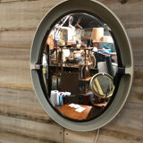 Oval mirror design allibert year 70