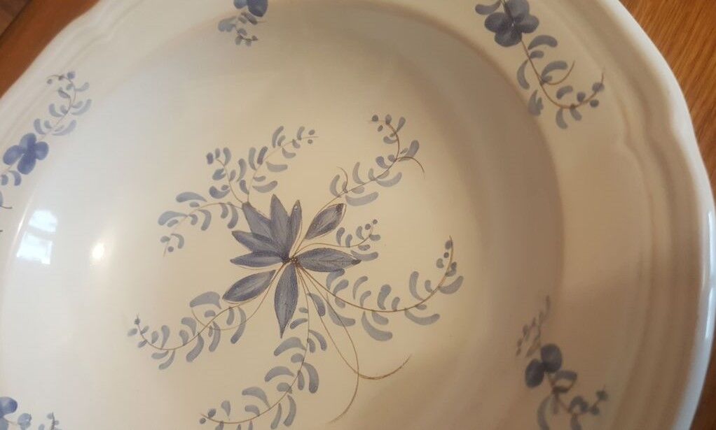 Hollow earthenware plate from Pornic MBFA Wallis
